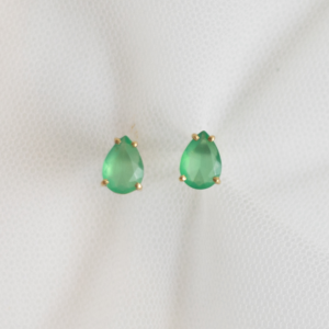 Brinco Gota Esmeralda Essencial